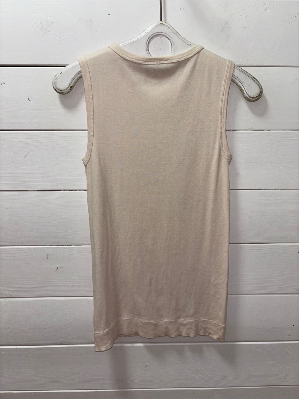 By Malene Birger Cream Fine Knit Sleeveless Top – Estimated Size XS - Picture 5 of 9